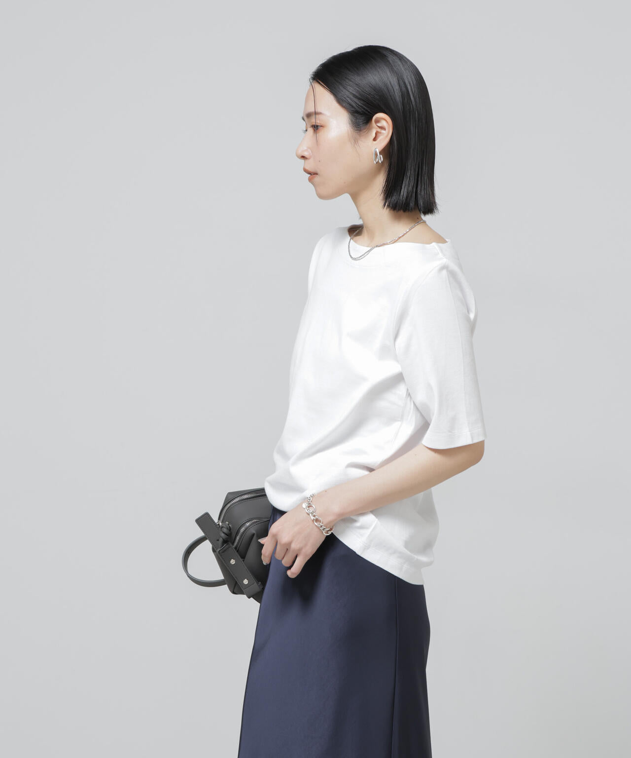 Anti Soaked(R) 汗染み防止ボートネックTシャツ 6696124303