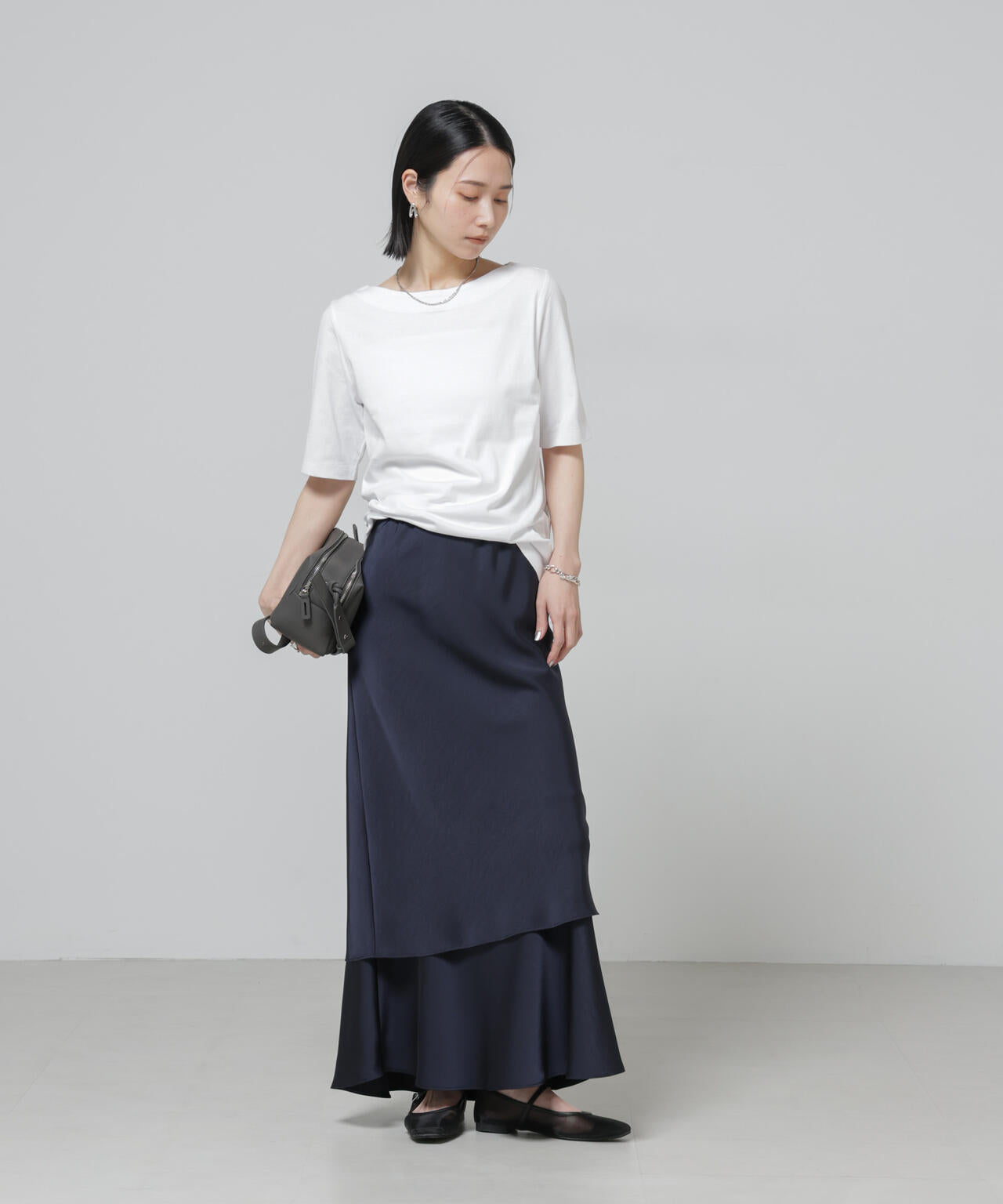 Anti Soaked(R) 汗染み防止ボートネックTシャツ 6696124303