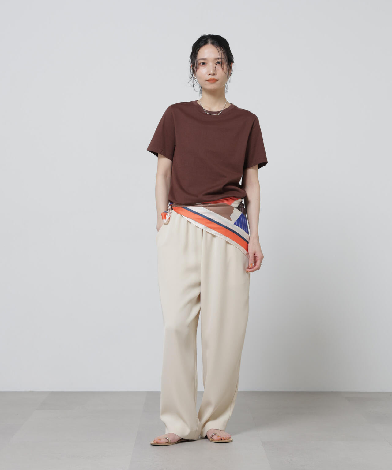 Anti Soaked(R) 汗染み防止 カラフル クルー Tシャツ