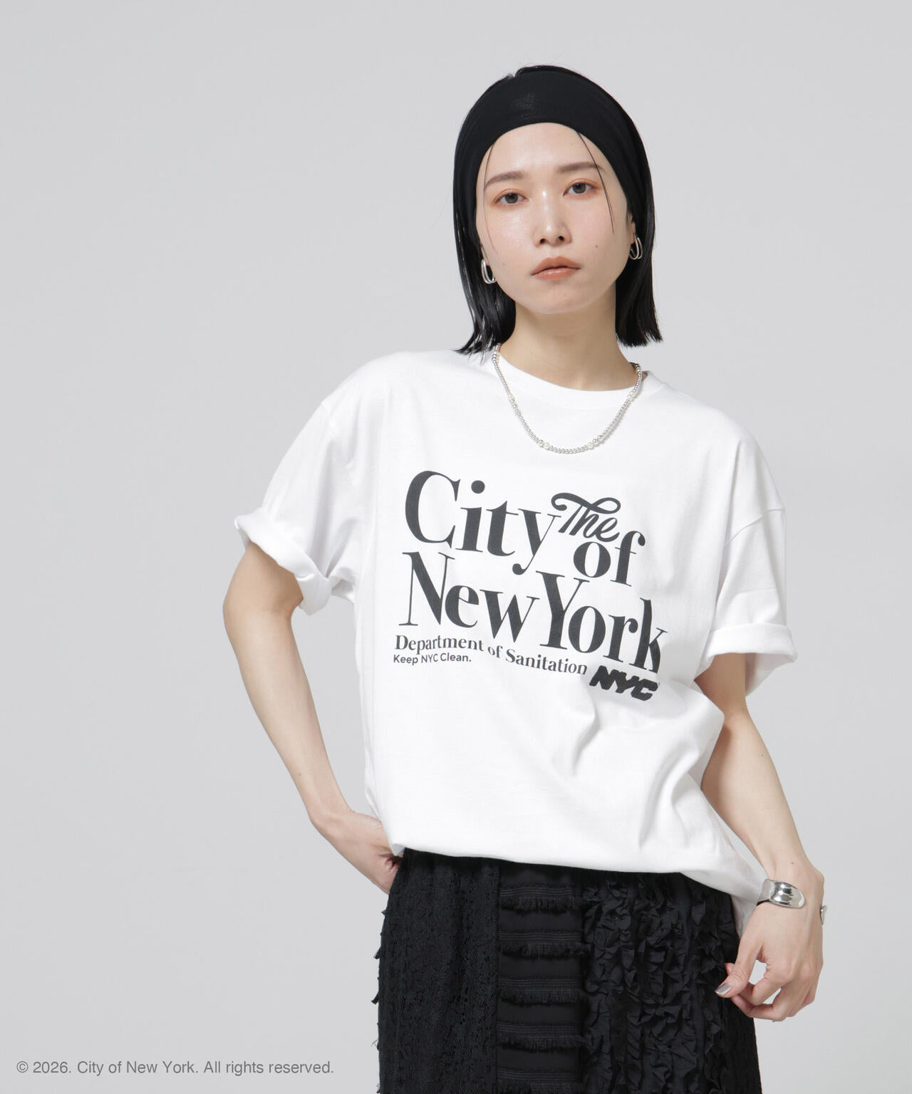 GOOD ROCK SPEED × Anti Soaked (R) 汗染み防止 NYC Tシャツ