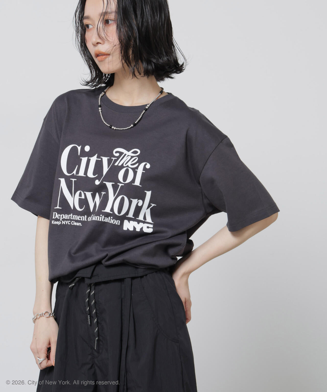 GOOD ROCK SPEED × Anti Soaked (R) 汗染み防止 NYC Tシャツ