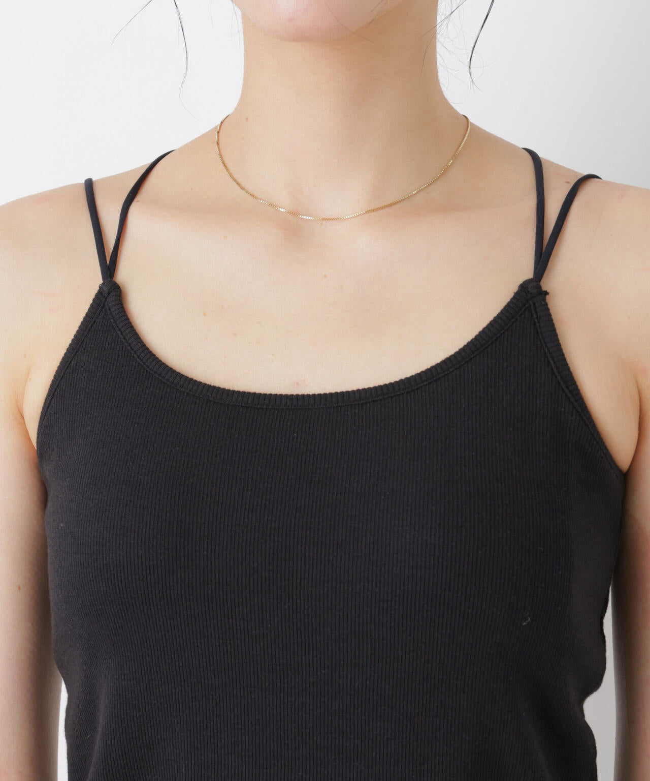 カップ付きバッククロスキャミソール 6696124311