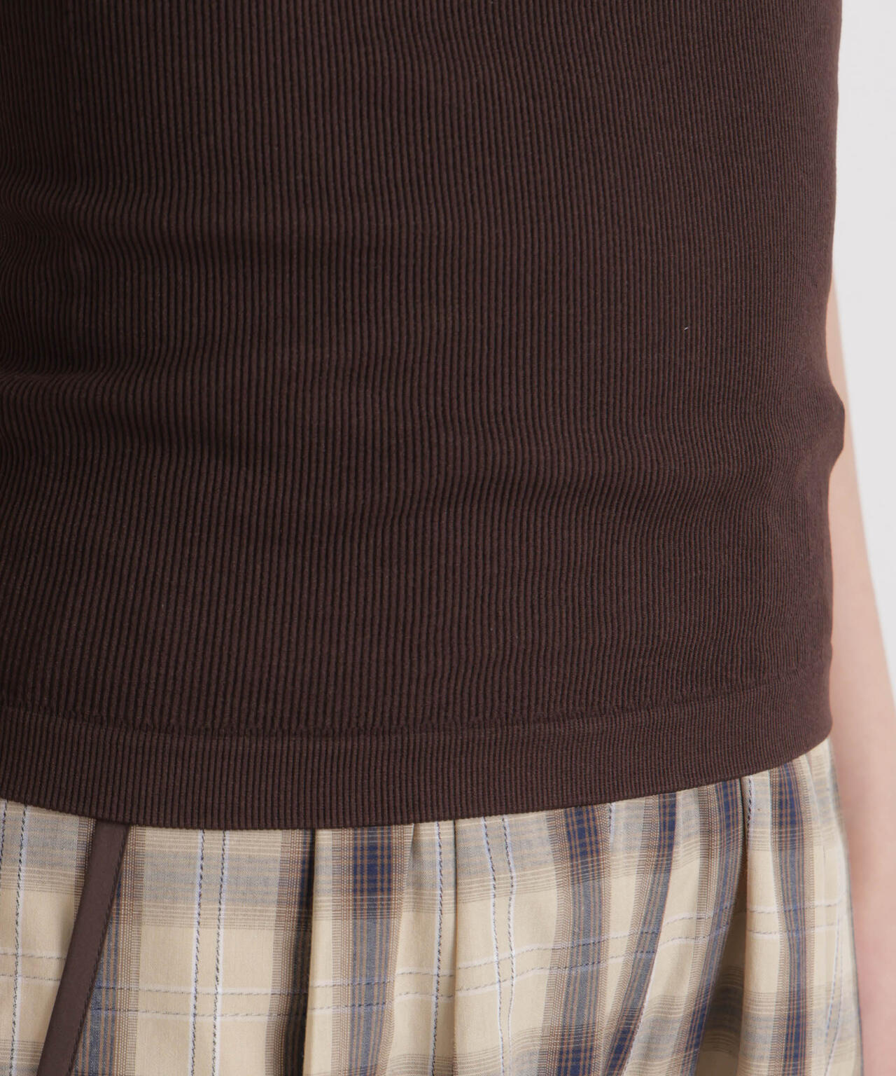 レースジャガードカップ付きキャミソール 6696124316