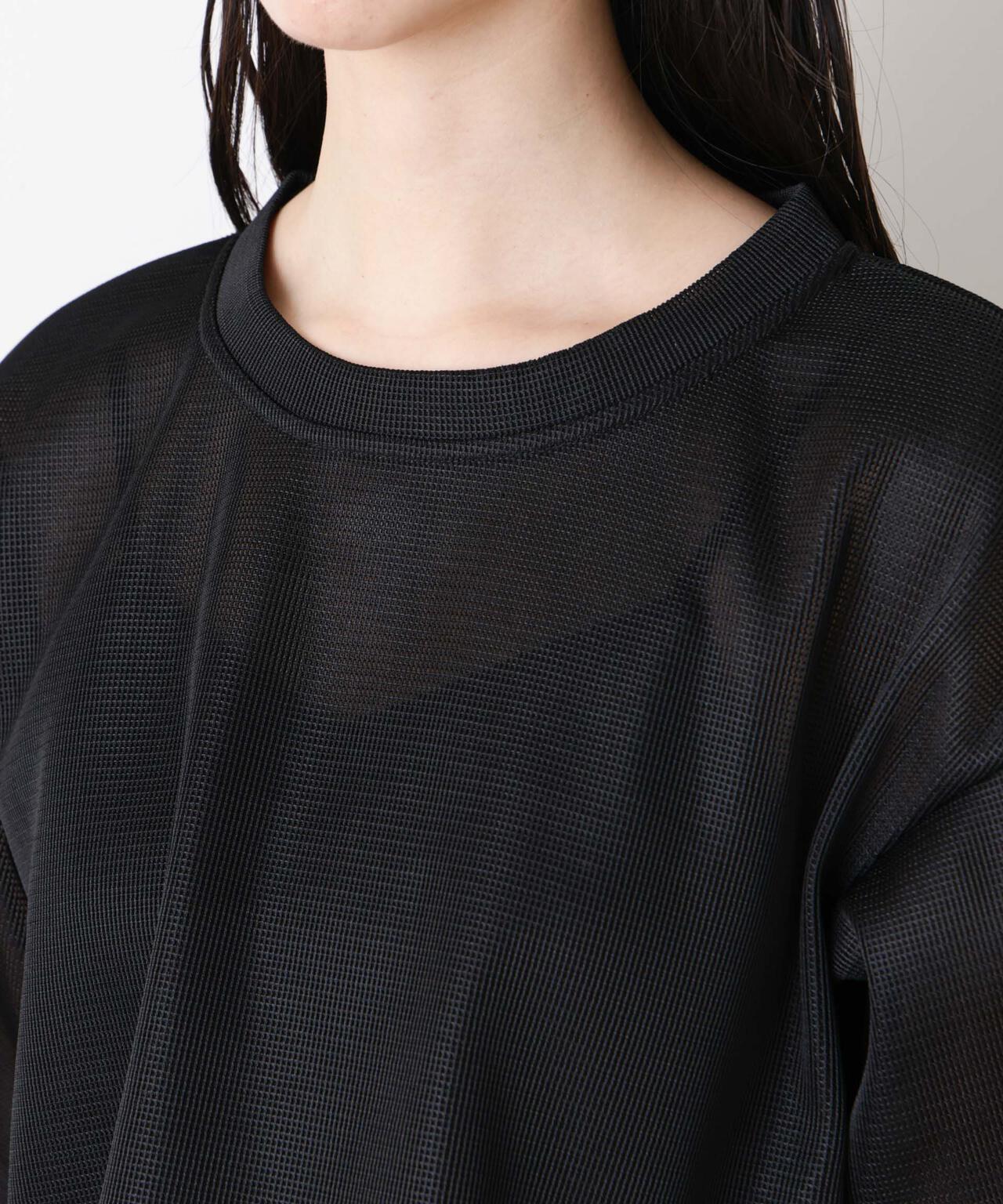 「STEVELOUR」シアーメッシュショートトップス(セットアップ可) 6696124319