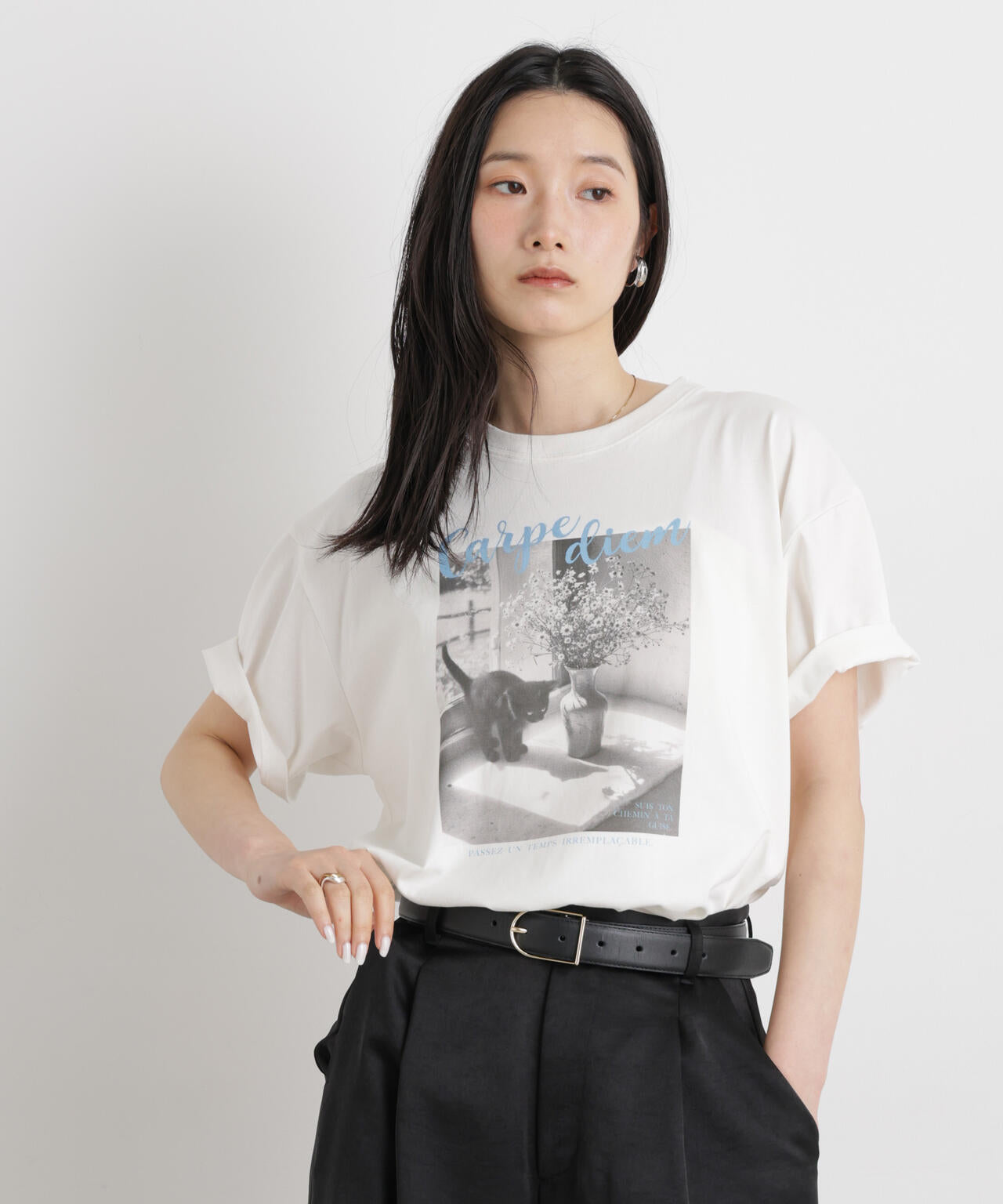MINERALTEX(TM) フォトプリント Tシャツ