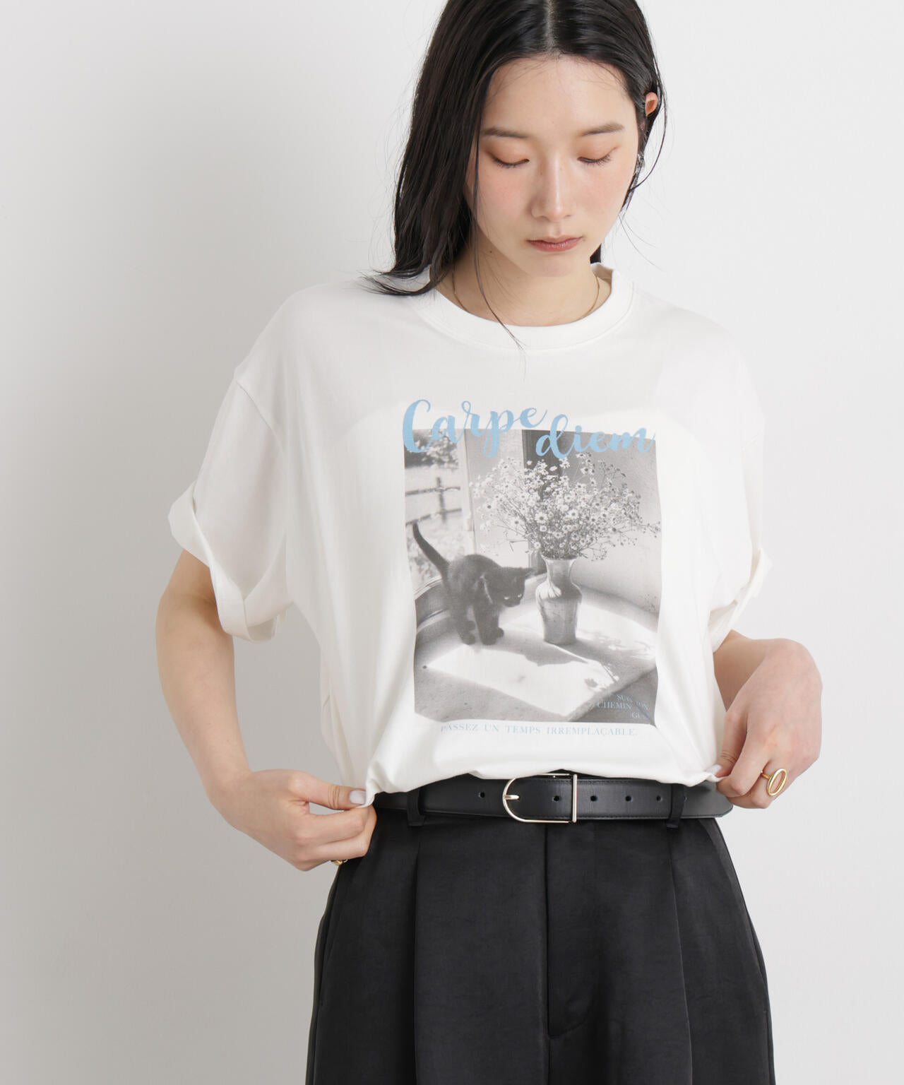 MINERALTEX(TM) フォトプリント Tシャツ