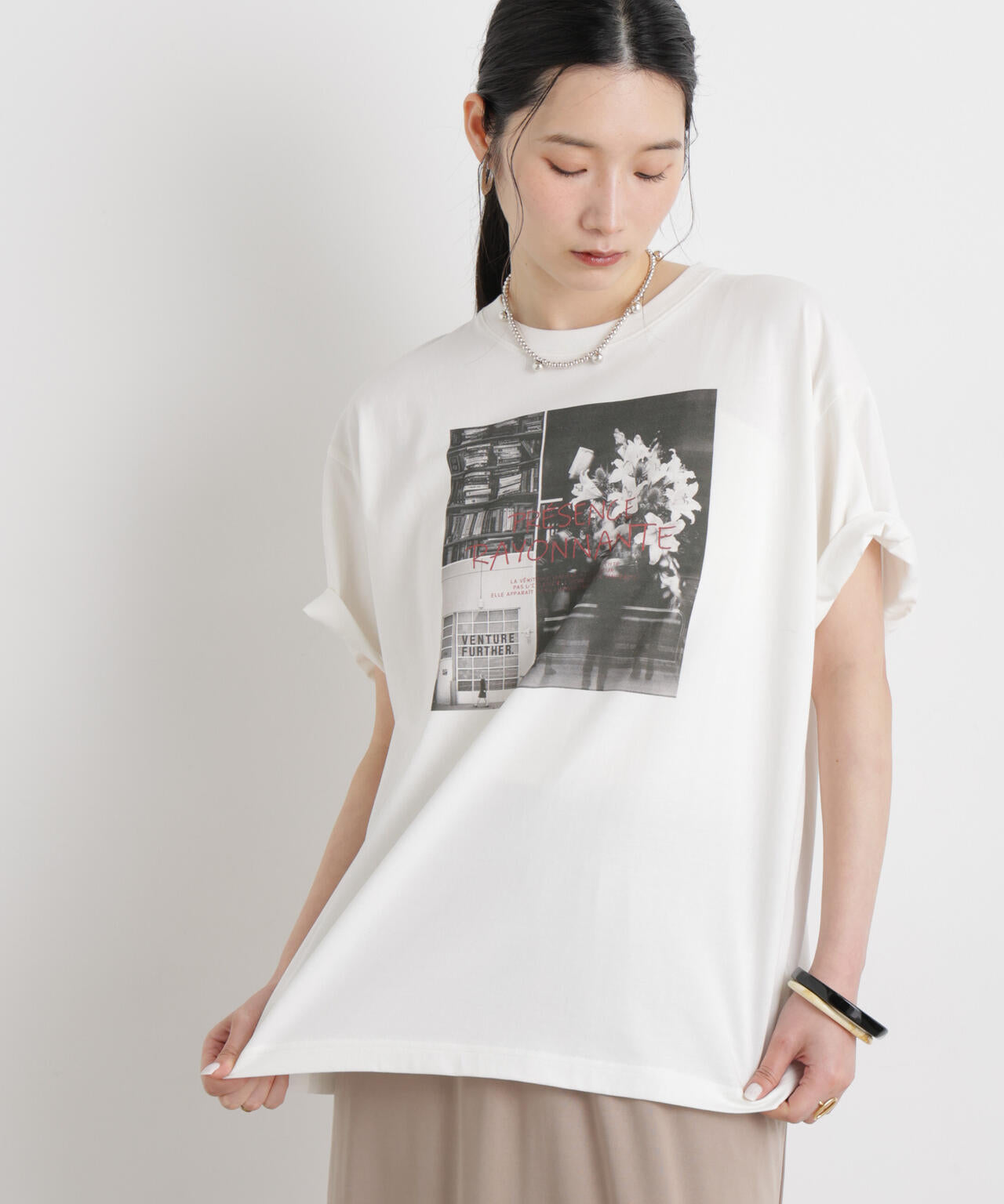 MINERALTEX(TM) フォトプリント Tシャツ