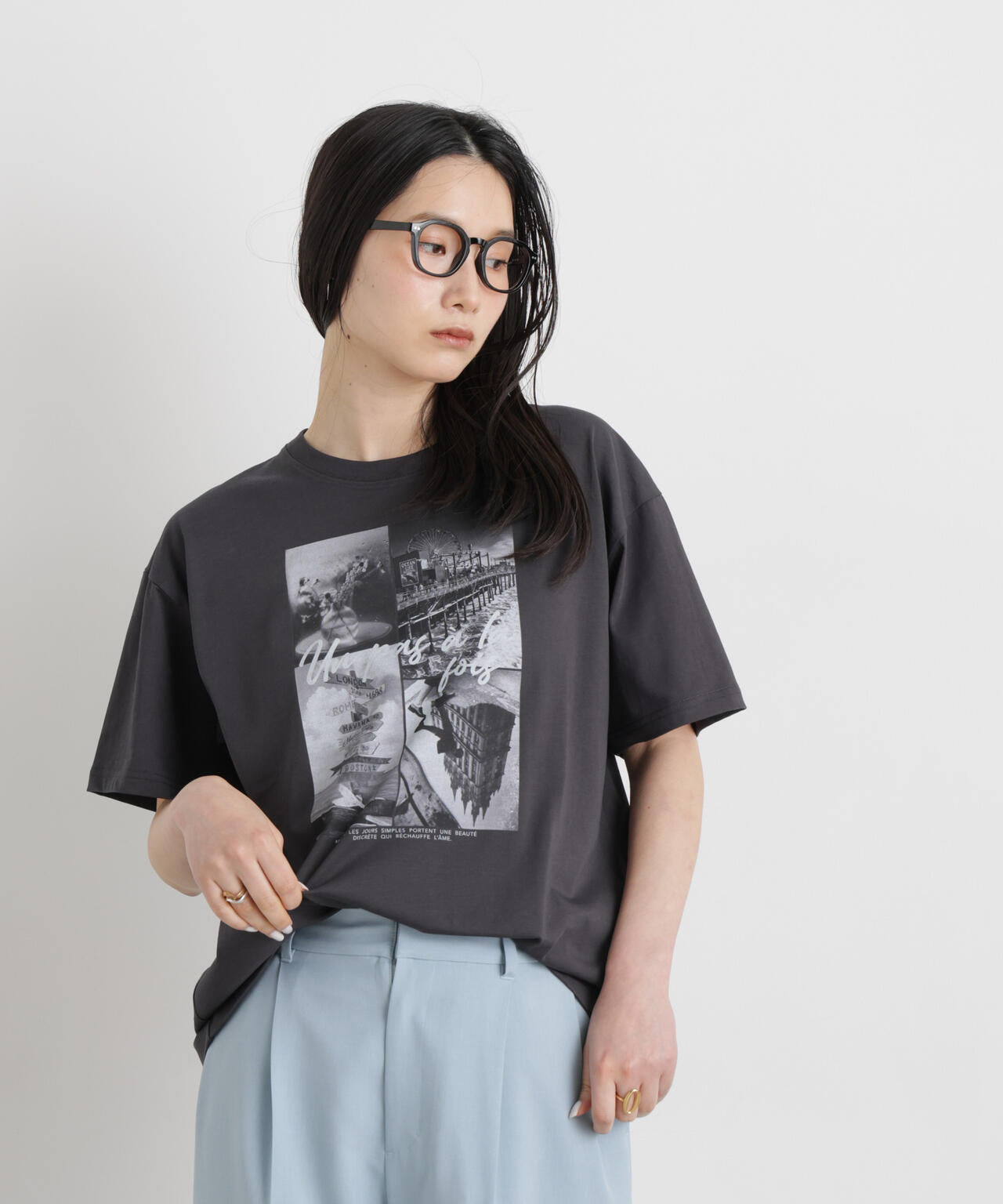 MINERALTEX(TM) フォトプリント Tシャツ