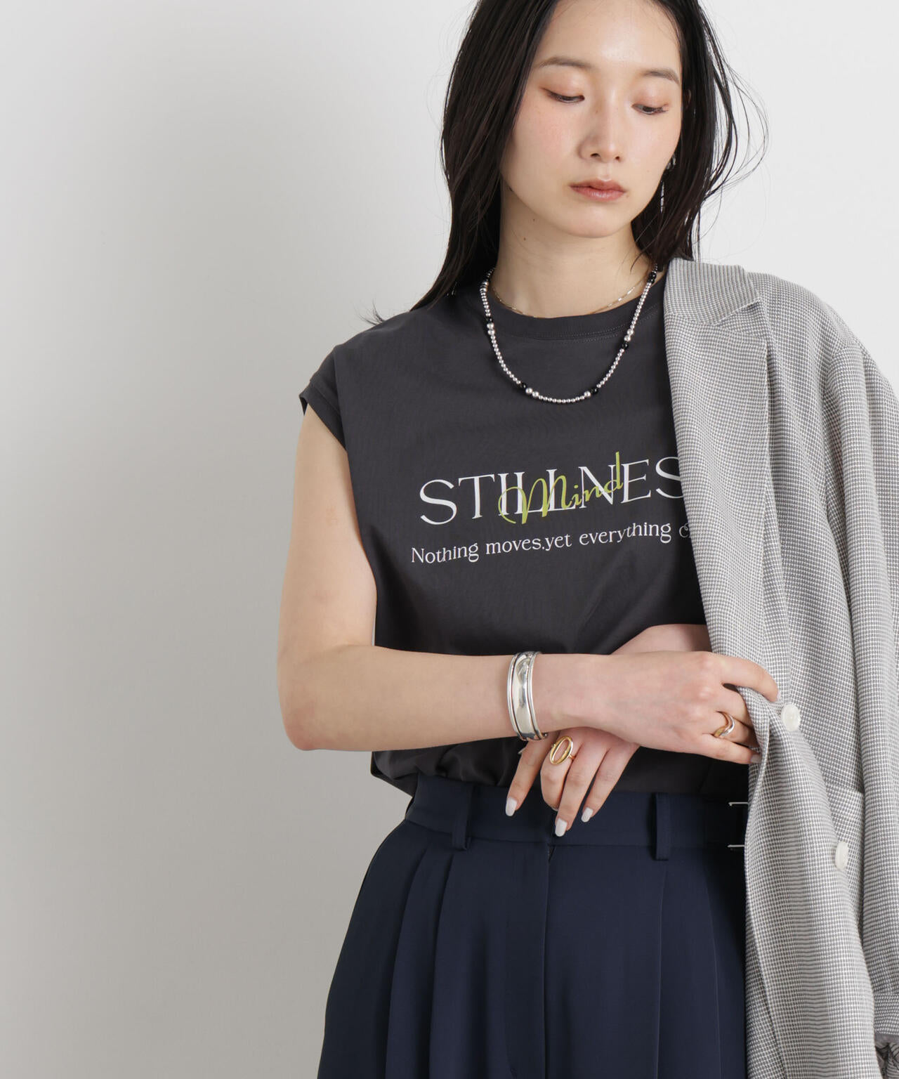 168cm　B:80 W:61 H:88 着用サイズ：F