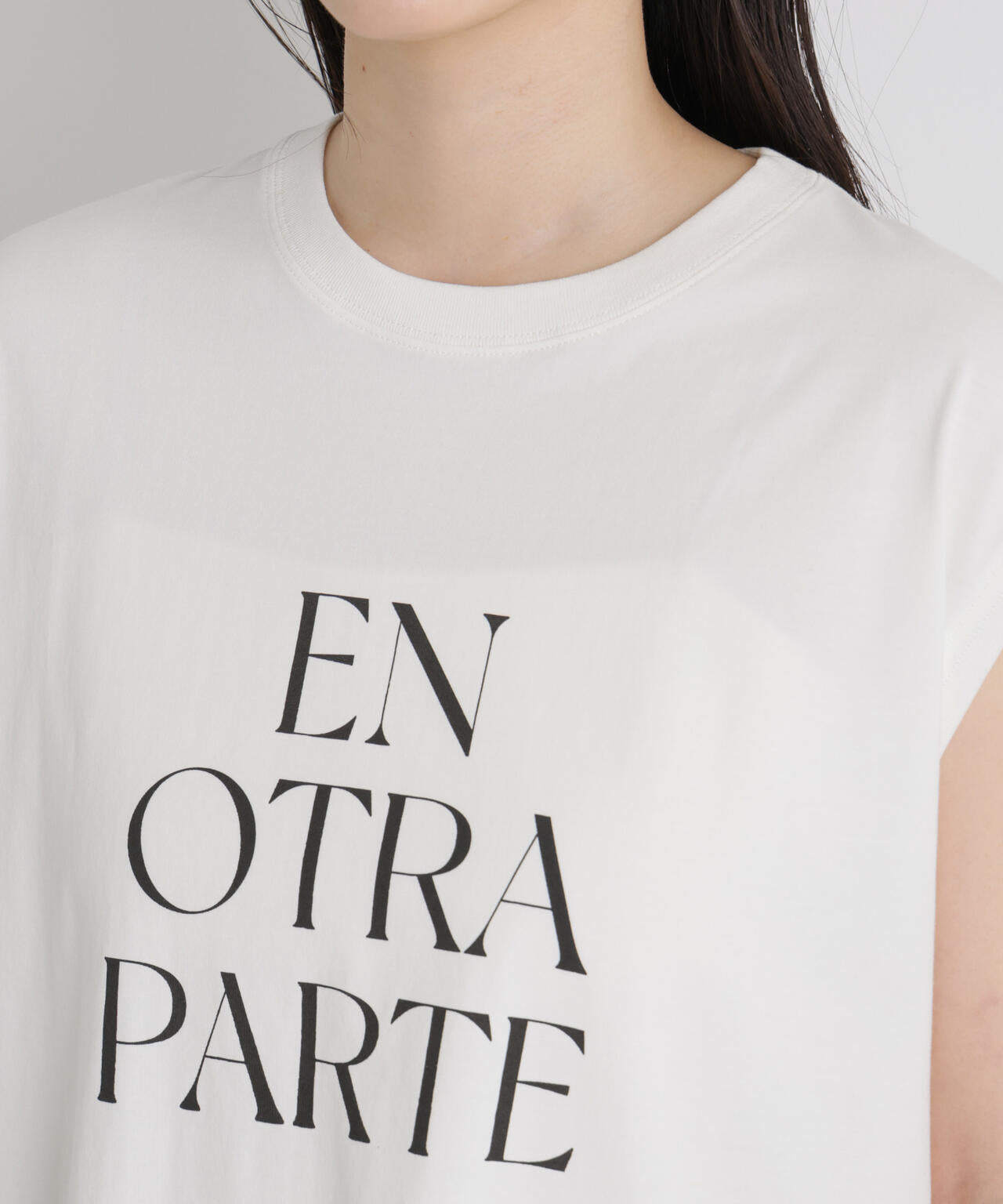 MINERALTEX(TM) ロゴプリント ノースリーブ Tシャツ