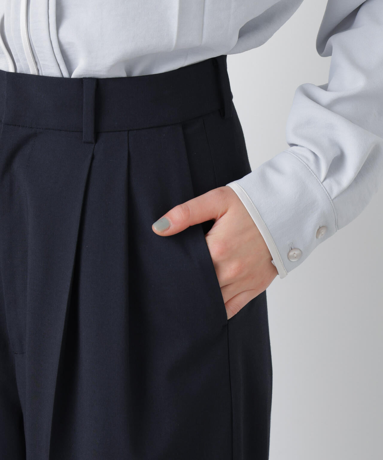 トロストレッチ2タックワイドパンツ(セットアップ可) 6696127301