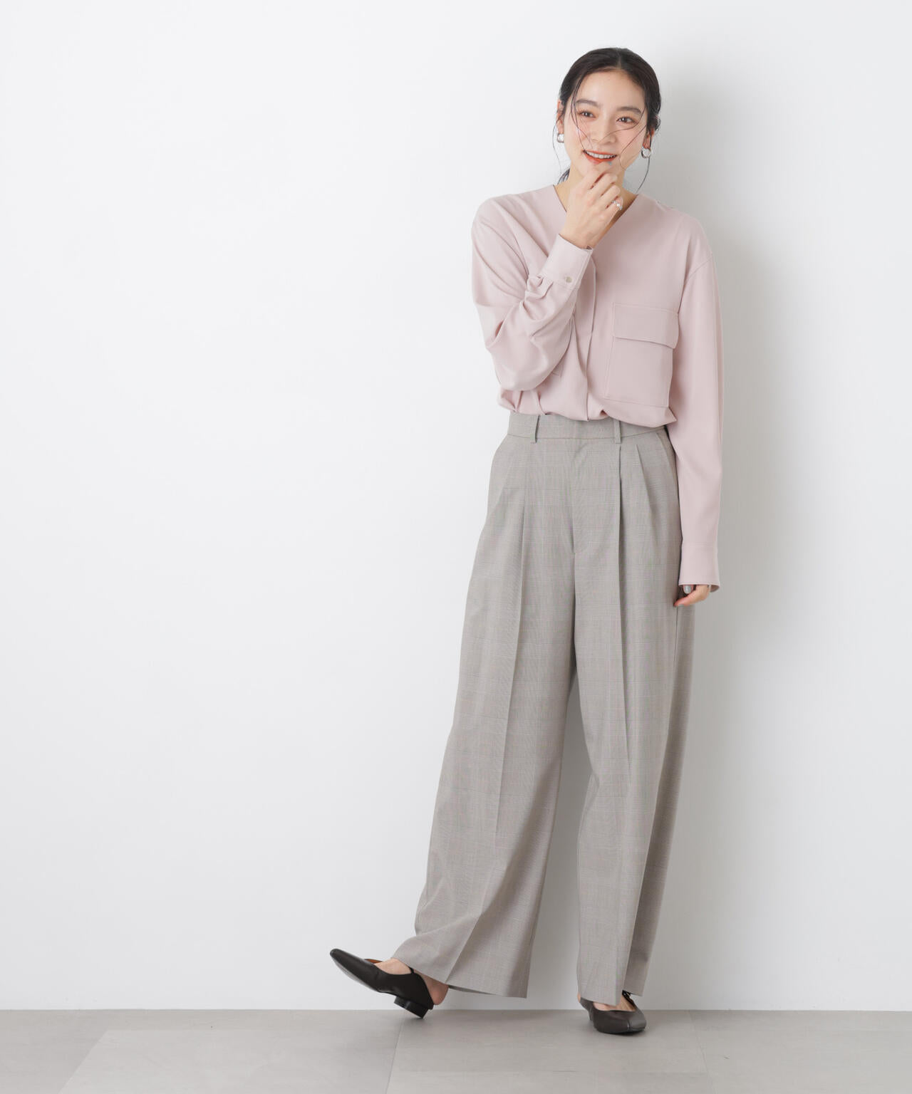 トロストレッチ2タックワイドパンツ(セットアップ可) 6696127301