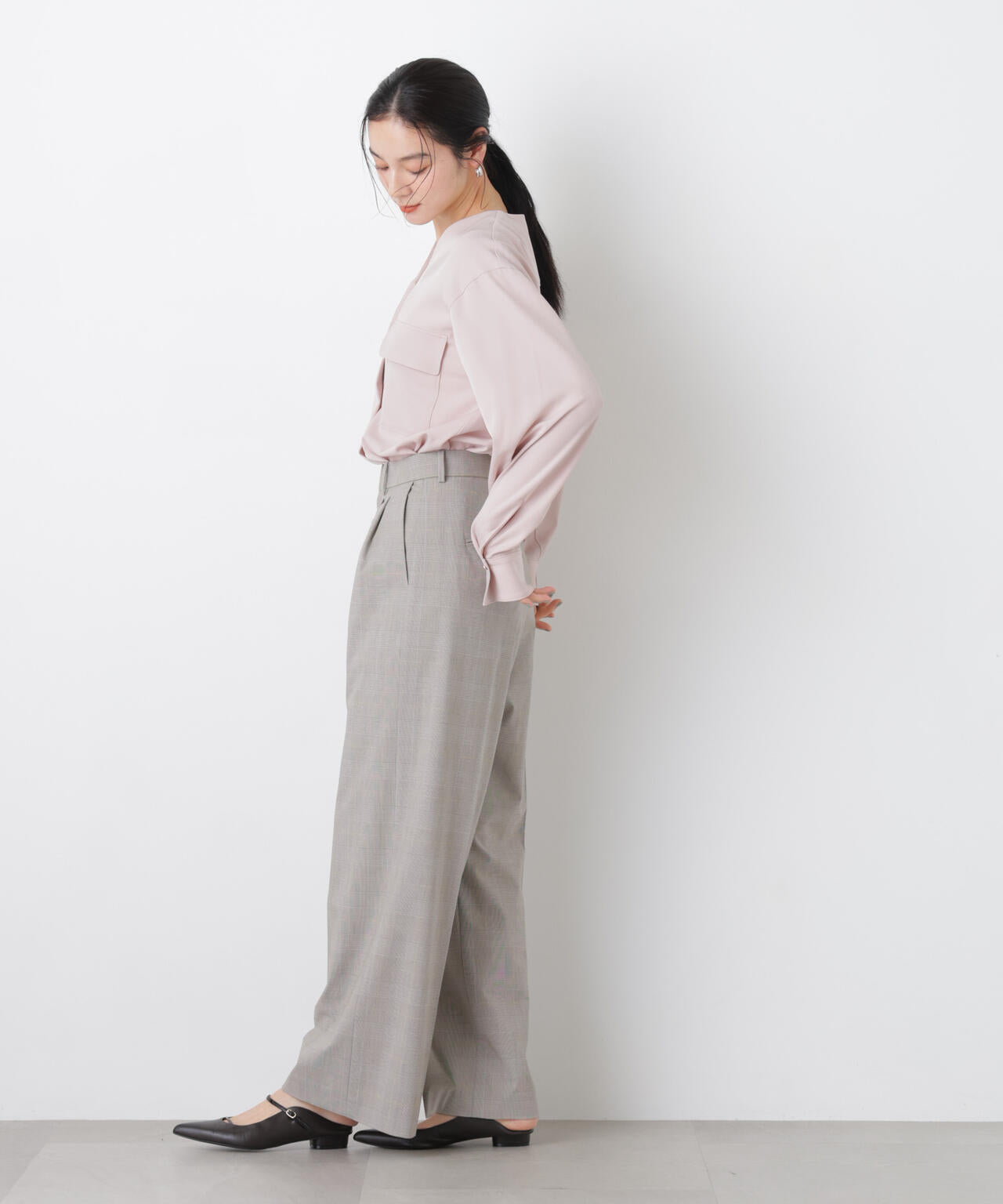 トロストレッチ2タックワイドパンツ(セットアップ可) 6696127301