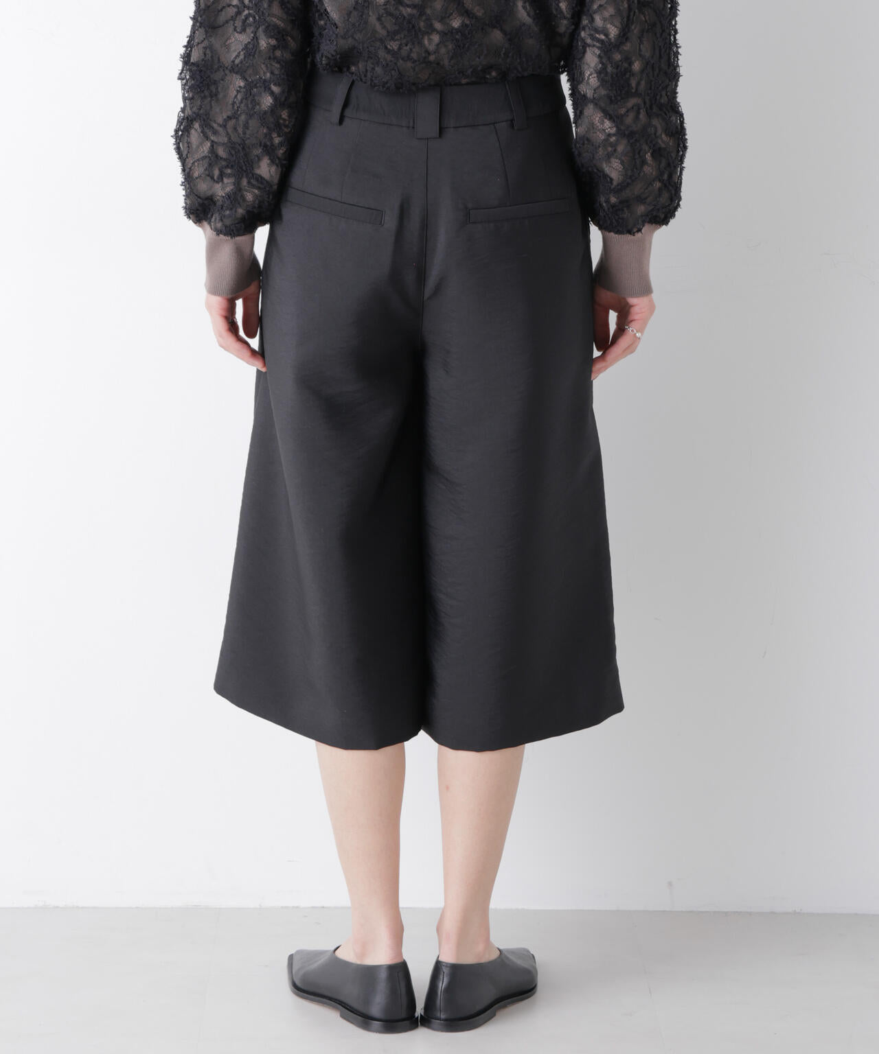 エアリーツイルボリュームキュロットパンツ 6696127304