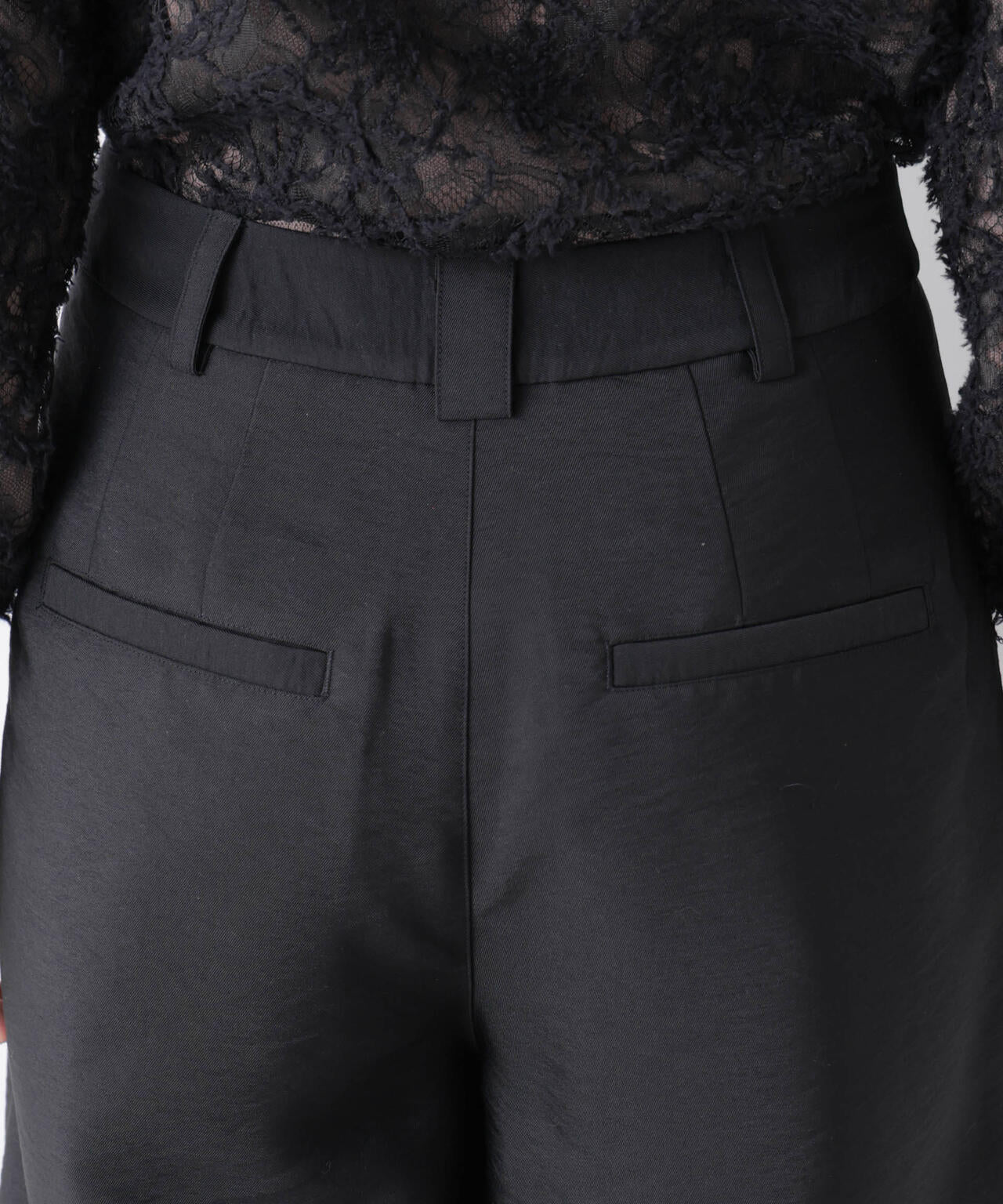 エアリーツイルボリュームキュロットパンツ 6696127304