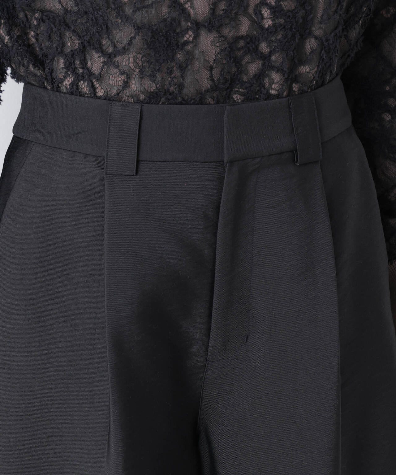 エアリーツイルボリュームキュロットパンツ 6696127304