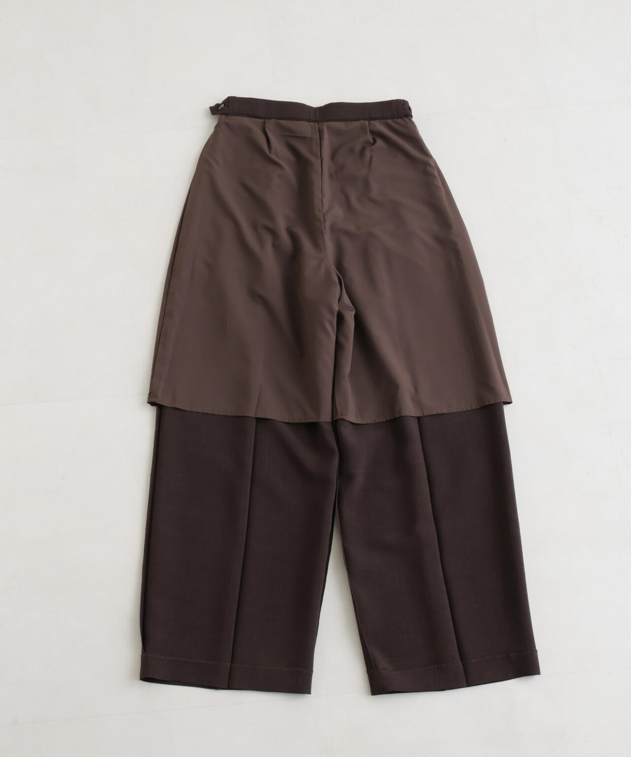 メランジドライ 2タックワイドパンツ(セットアップ可) 6696127305