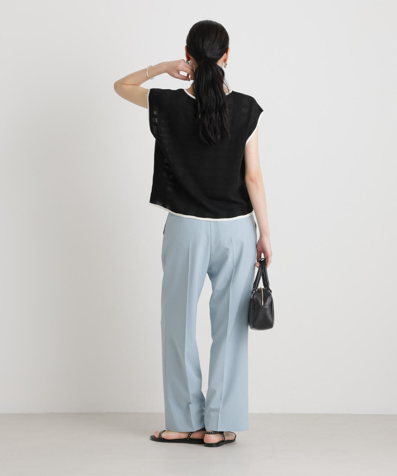 【GRACETEC】ライトファンクションタックセミワイドパンツ 6696127308