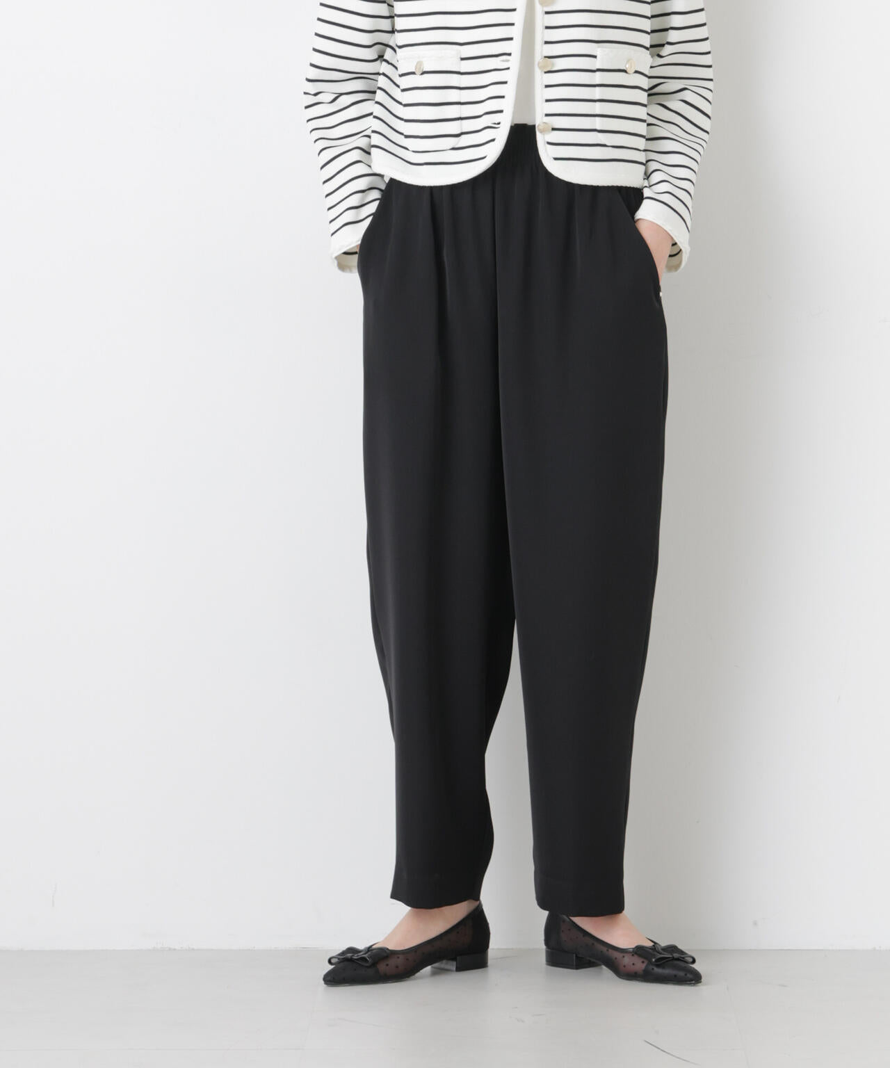 ダブルクロスイージーコクーンパンツ 6696127310