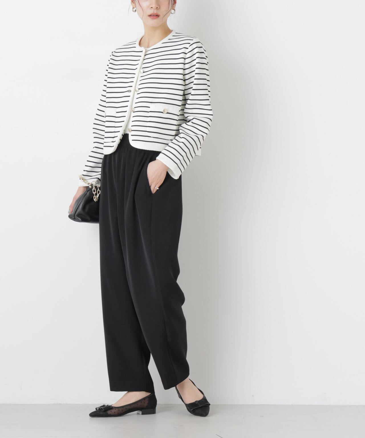 ダブルクロスイージーコクーンパンツ