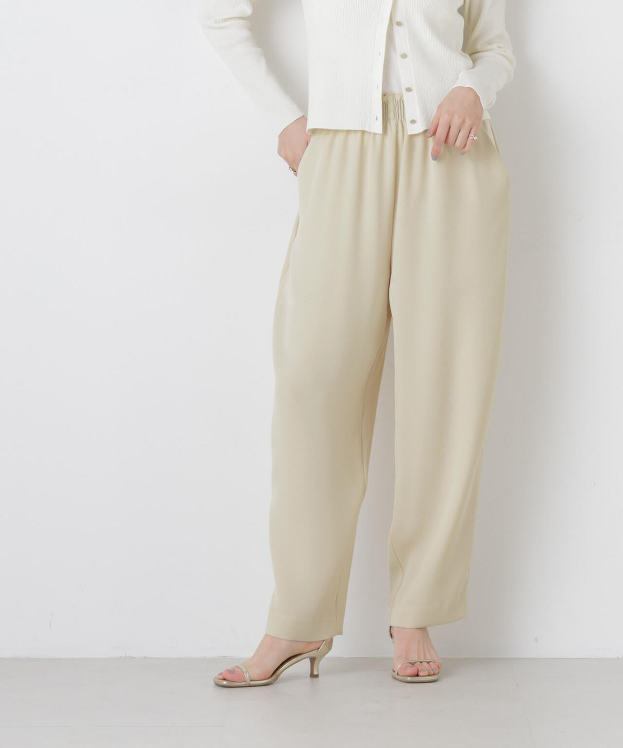 ダブルクロスイージーコクーンパンツ 6696127310