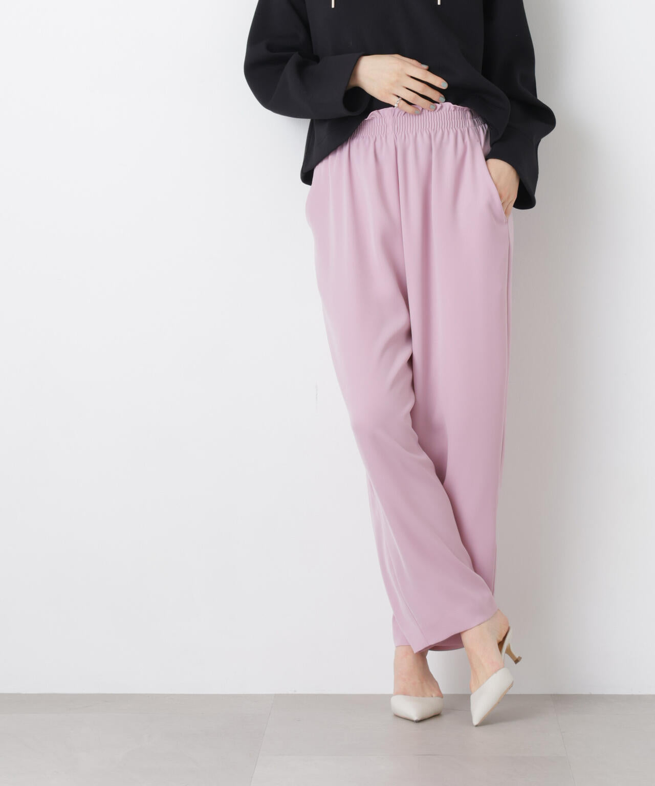 ダブルクロスイージーコクーンパンツ 6696127310