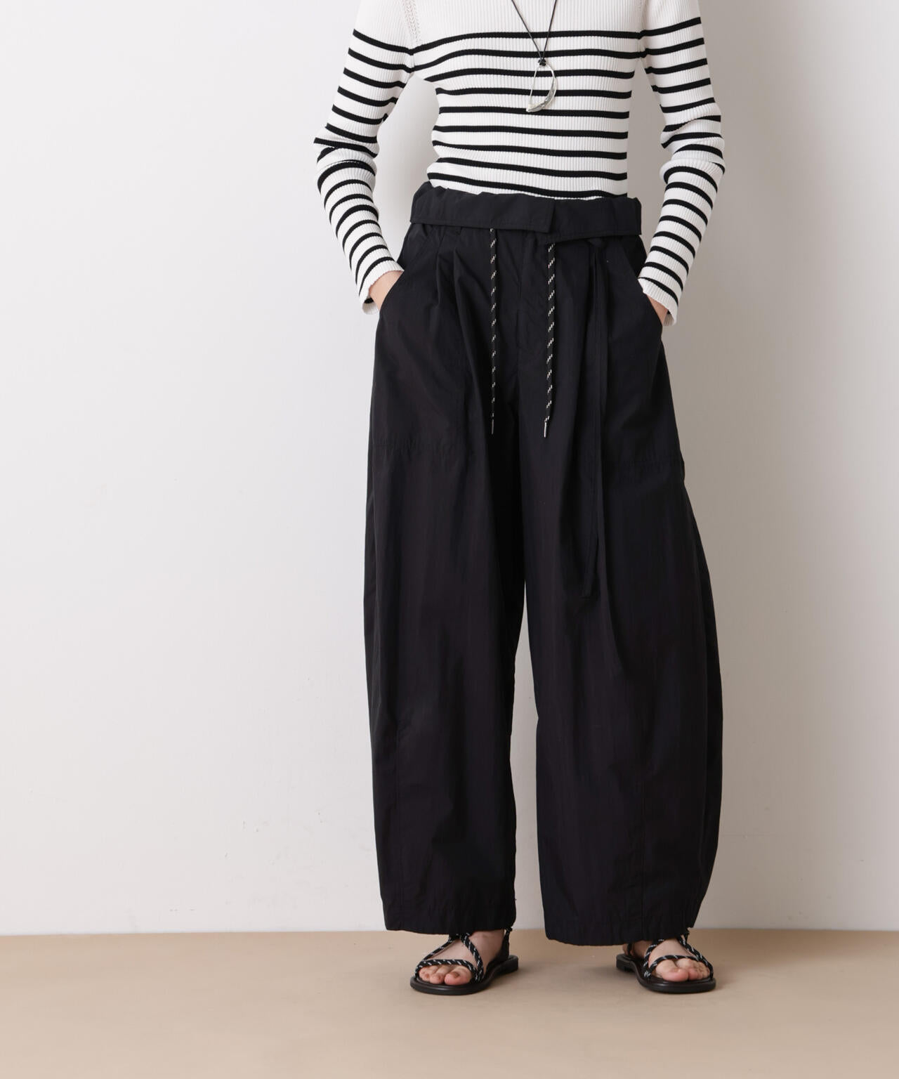 「STEVELOUR」コットンナイロンバルーンパンツ(セットアップ可) 6696127313