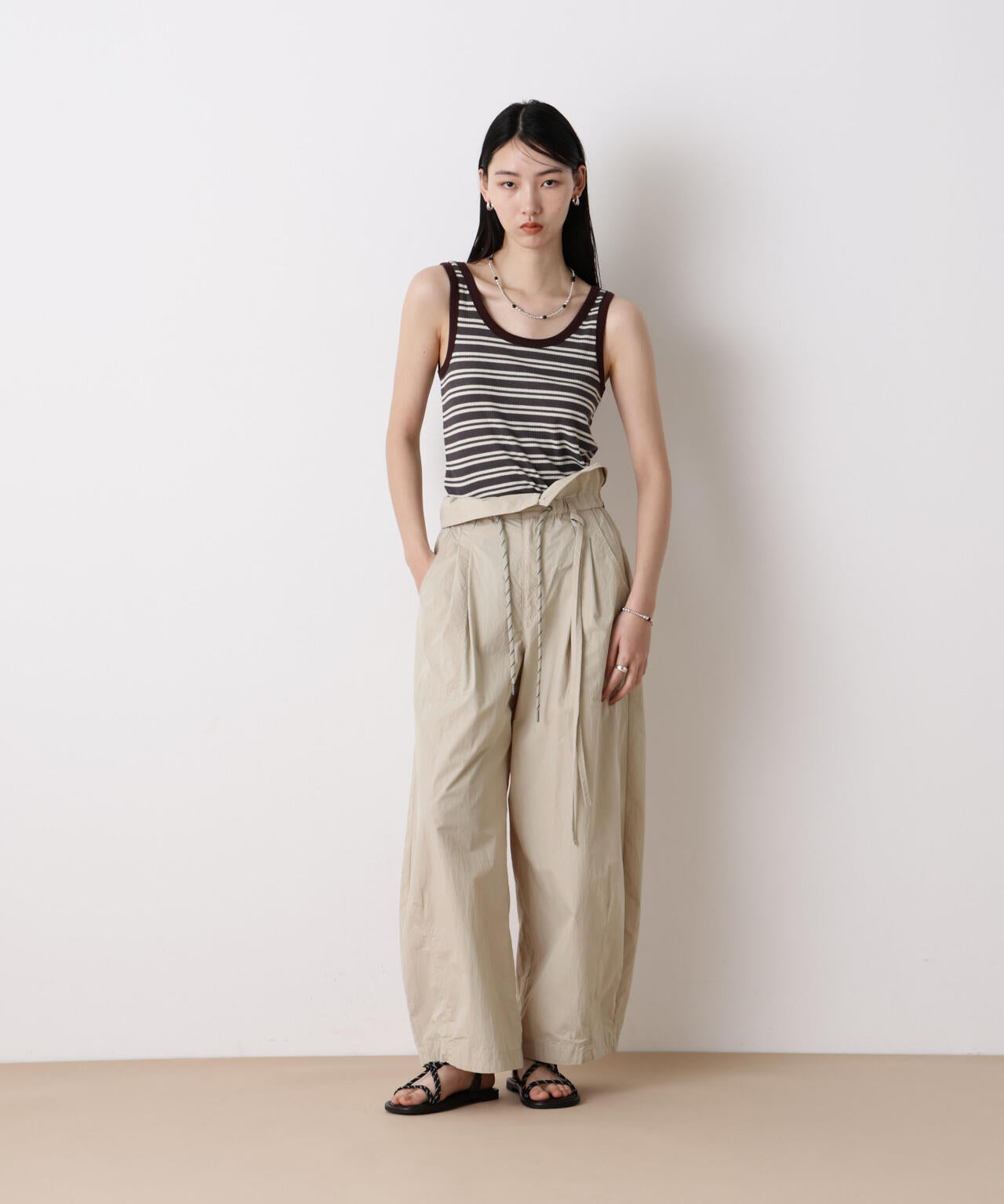 「STEVELOUR」コットンナイロンバルーンパンツ(セットアップ可) 6696127313