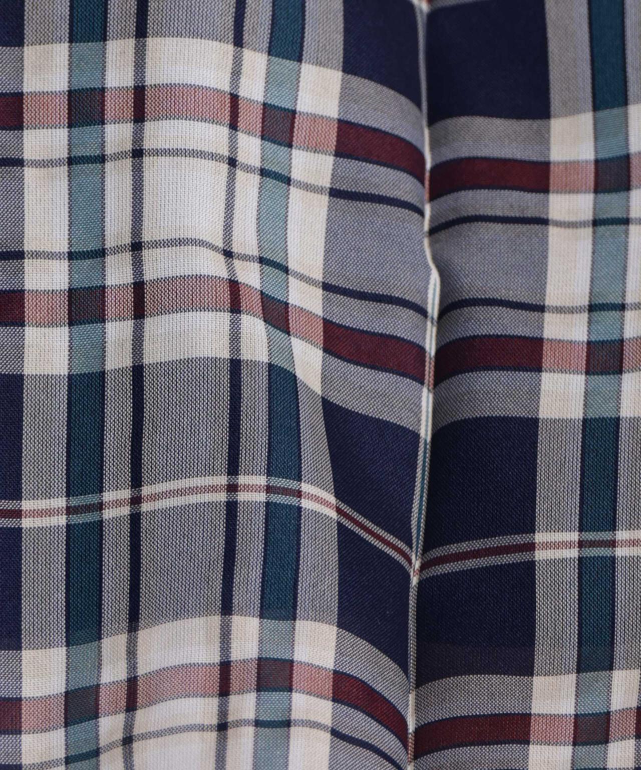 「STEVELOUR」オーガンチェックタックパンツ(セットアップ可) 6696127315