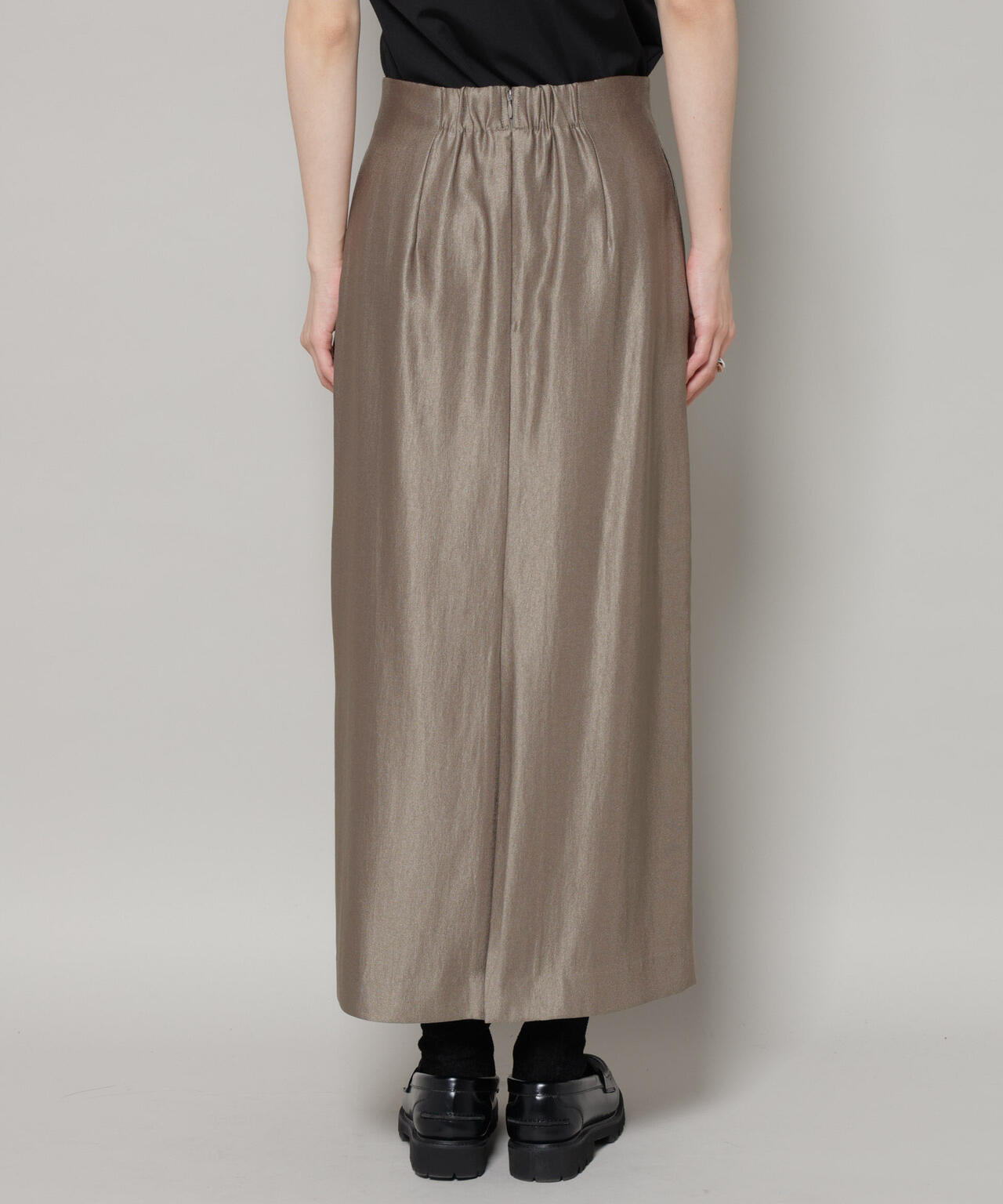 ナノユニバース（NANO universe）/ブライトツイルサテンタイトスカート ブライトツイル サテン タイトスカート