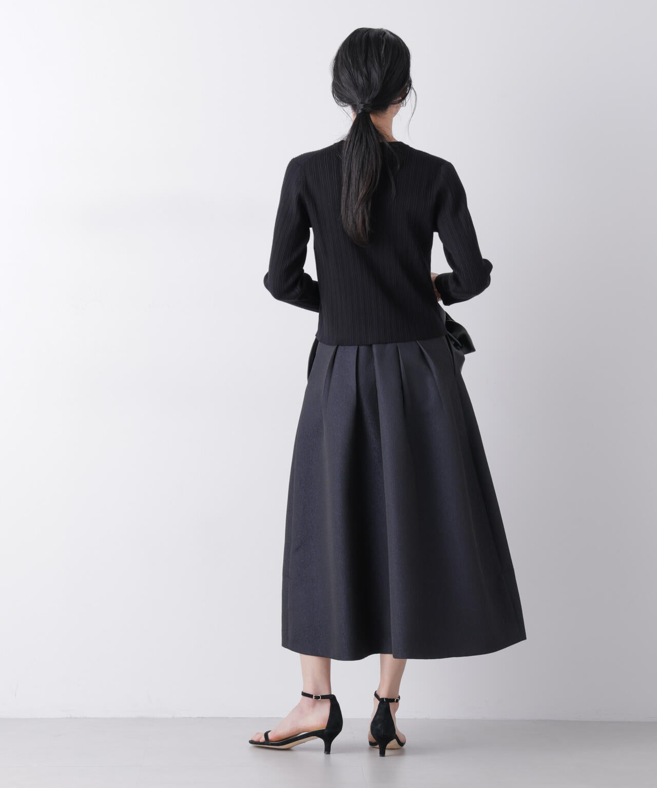 ジャガードボリュームタックスカート(セットアップ可) 6696130303