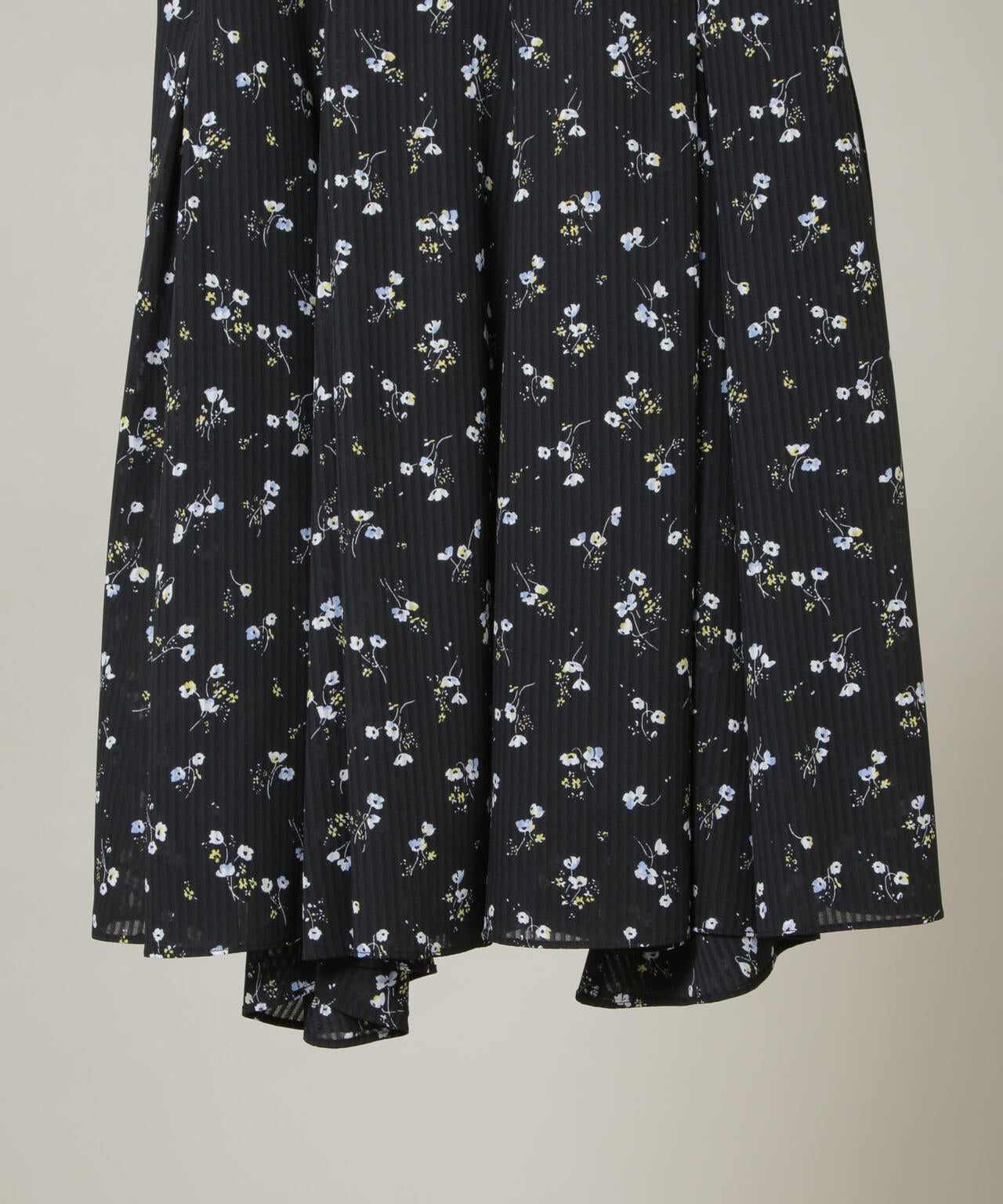フラワー プリント イレヘム タックフレア スカート ( セットアップ 可)