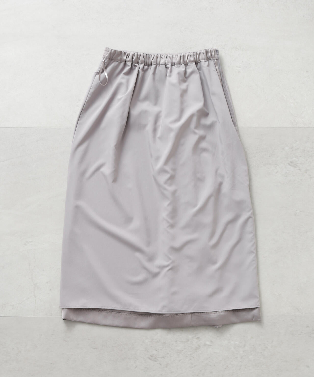 スクエアヘム刺繍レース切り替えスカート 6696130308