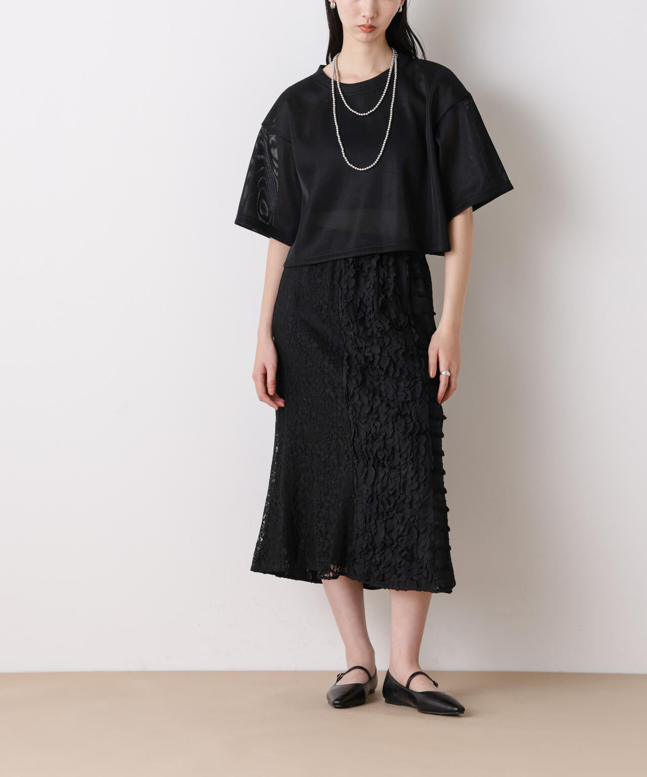 「STEVELOUR」パターンレーススカート