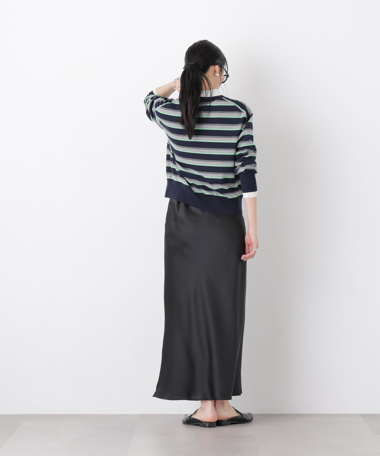 310企画スウェットナロースカートブラック　❀S＆Hattan＆Rontan❀様 マシュマロ裏毛スウェット・ナロースカート/DoCLASSE