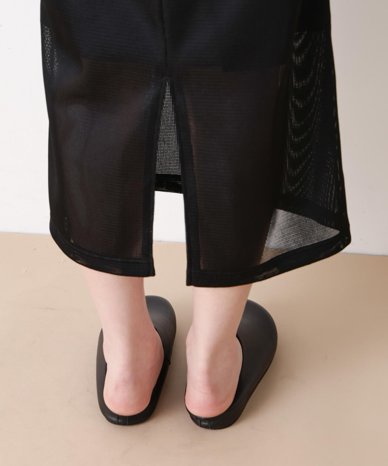 「STEVELOUR」シアーメッシュダンボールタイトスカート(セットアップ可) 6696130314