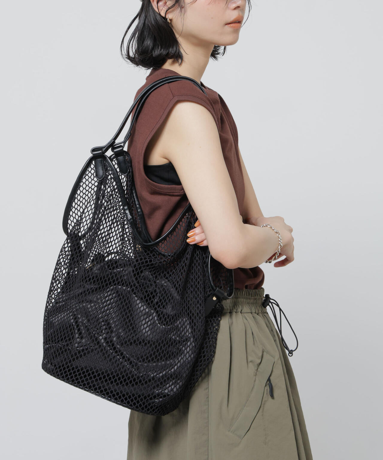 メッシュトートバッグ