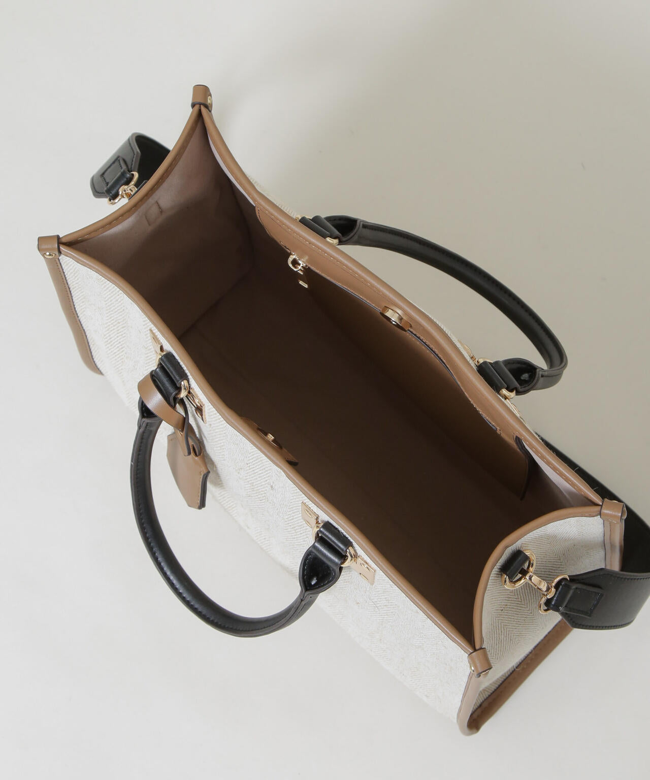 バイカラーキャンバスバッグ 6696132304