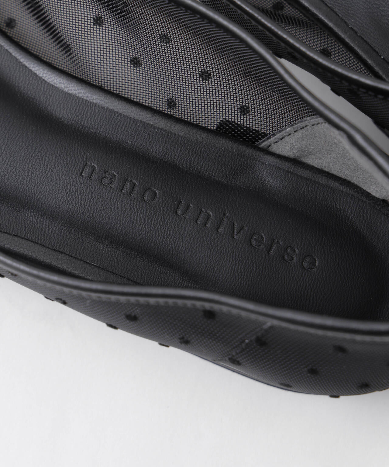 ドットフロッキーリボンパンプス 6696133300