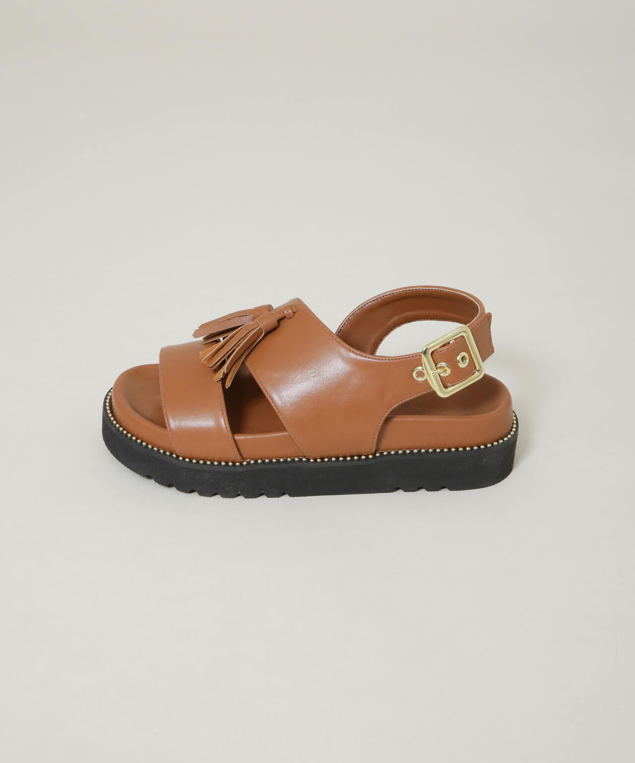 プラットフォームタッセルサンダル 6696133303