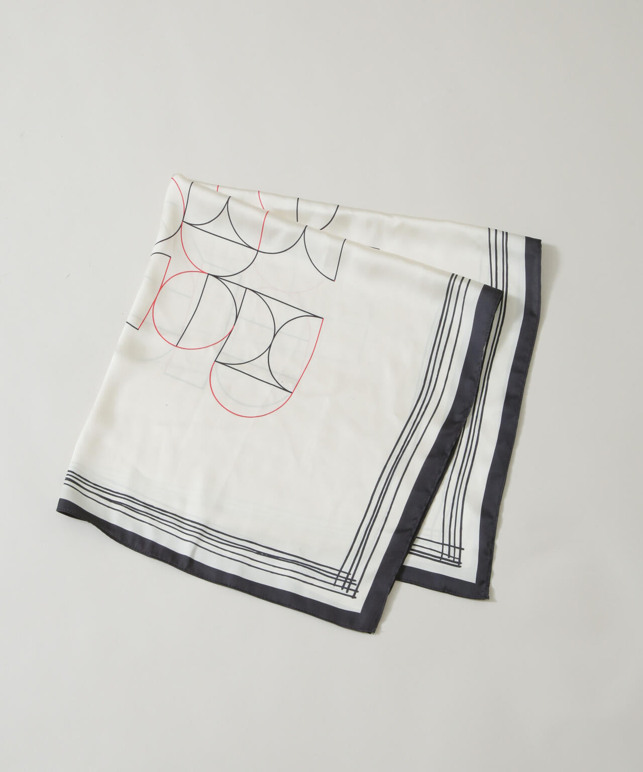 幾何柄スカーフ 6696141300