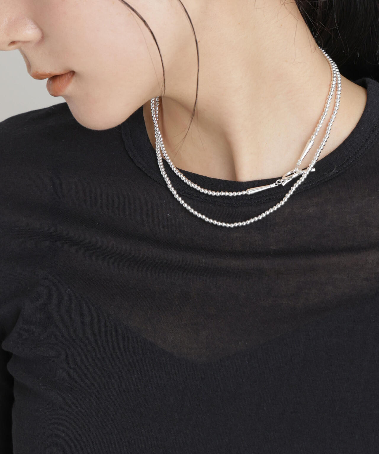 メタルボールラリエットネックレス 6696146300