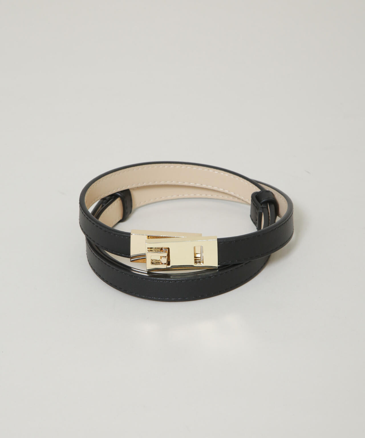 CHANEL ターンロック ベルト CHANEL - CHANEL シャネル ベルト ゴム ターンロック ブラック
