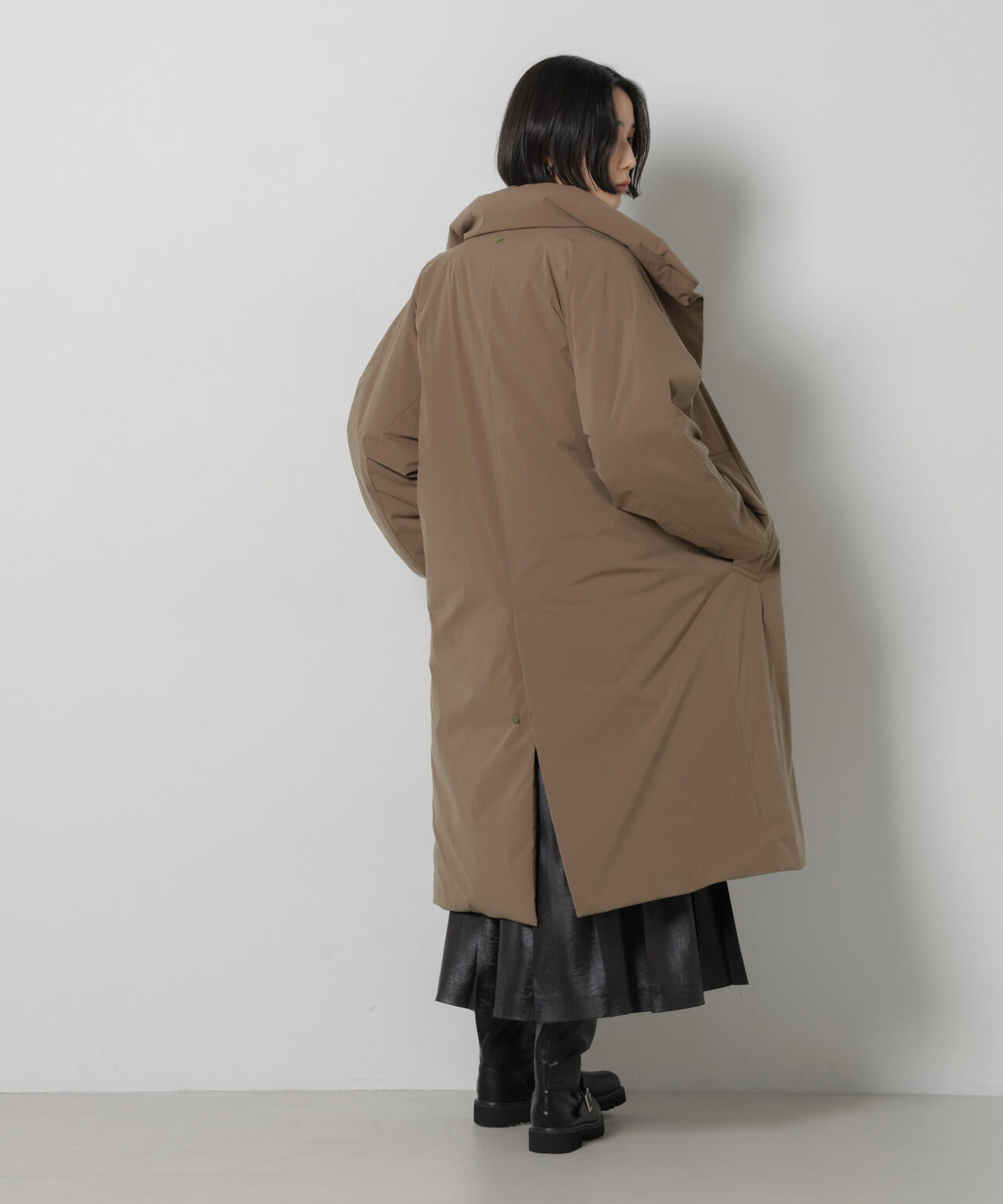 「西川ダウン(R)」スタンドカラーライトコート 6696214305