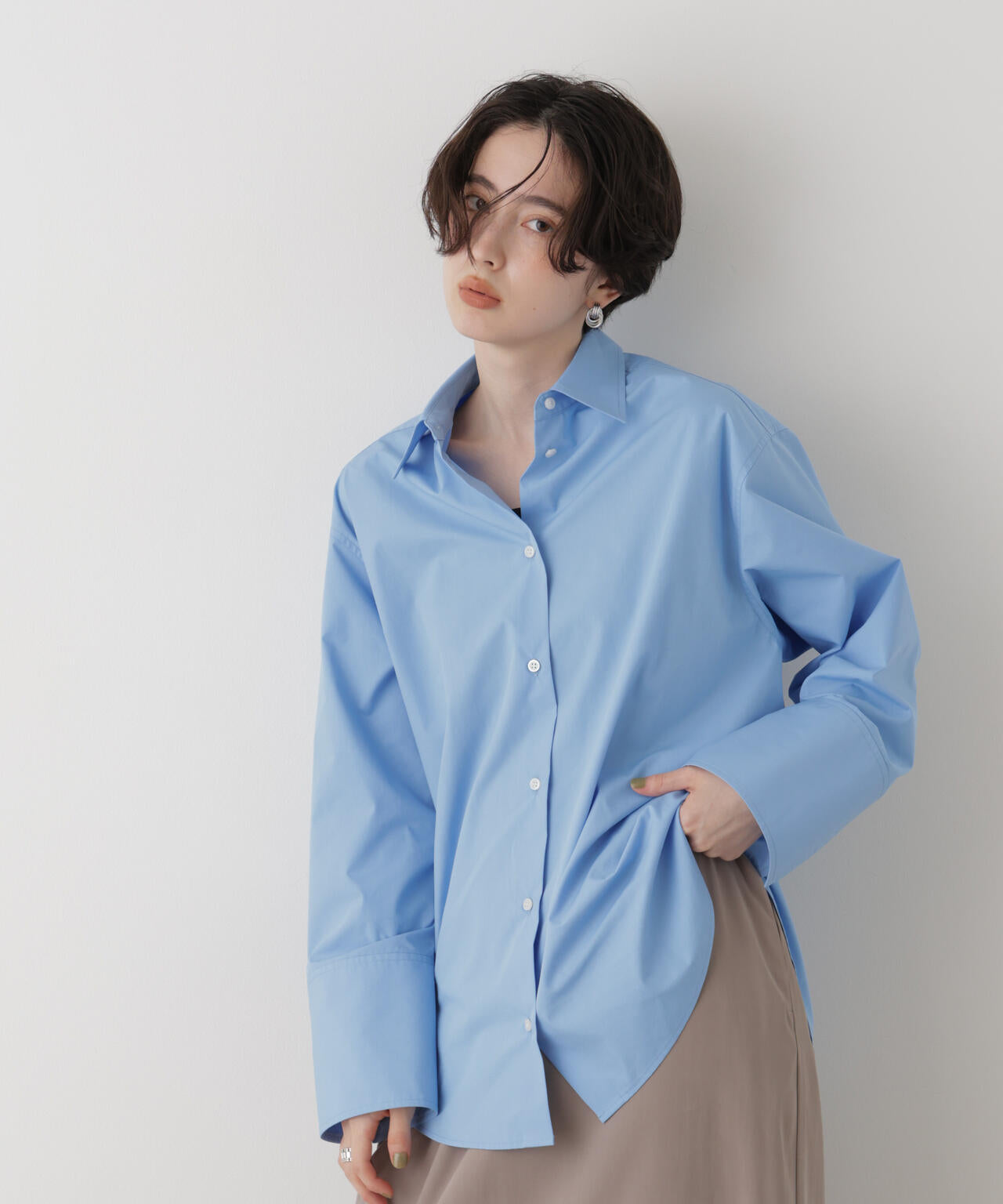 バックボタン2wayシャツ 6696220308