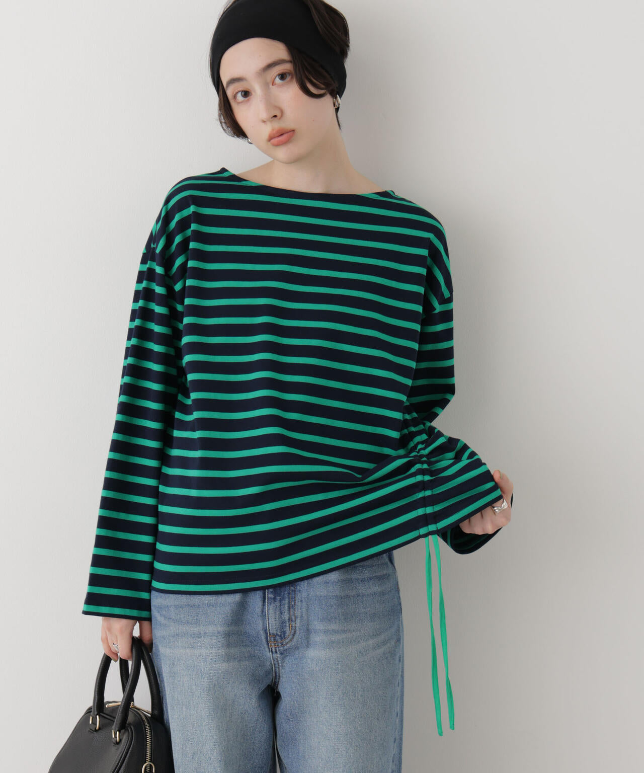 ボーダー2wayカットトップス 6696223303