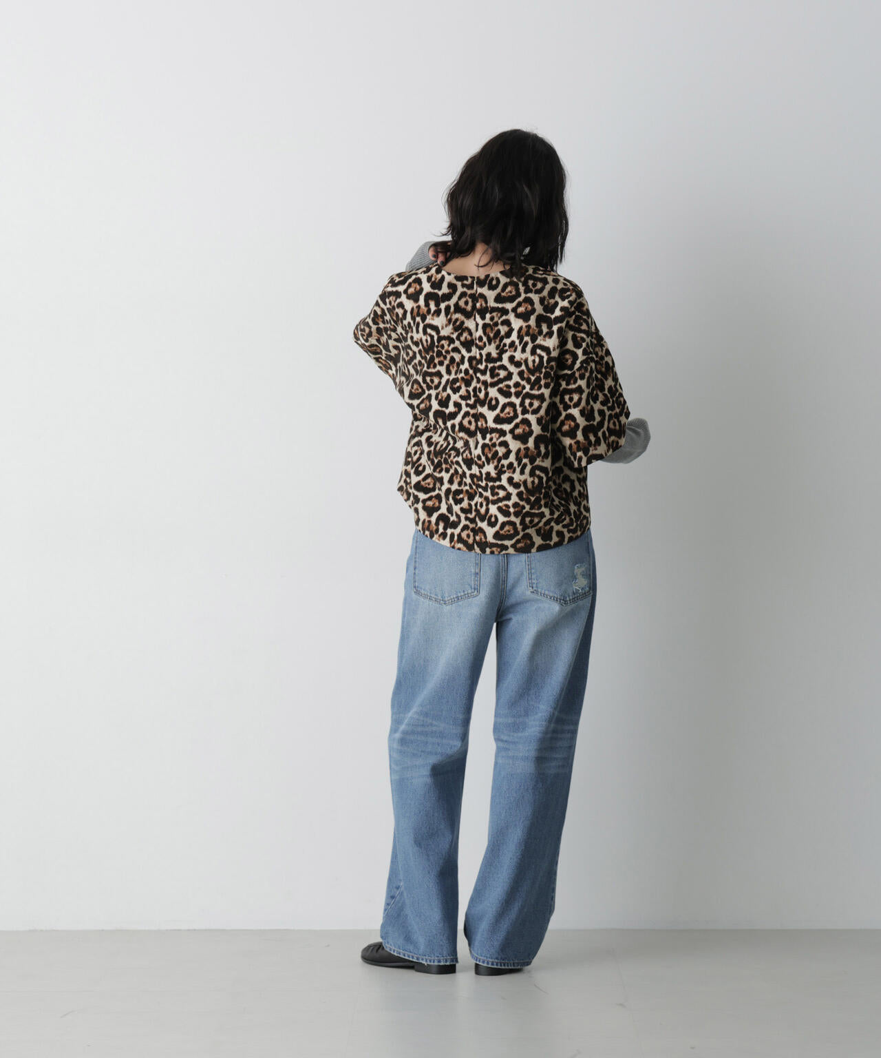 「STEVELOUR」レイヤード風ジャガードトップス 6696223304