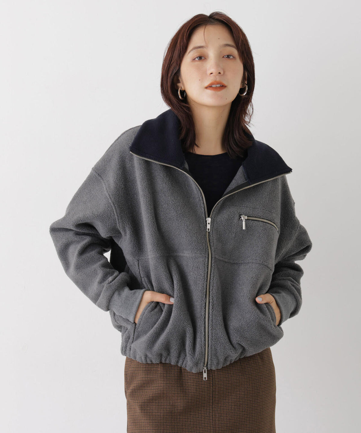 フリースジップジャケット 6696223306