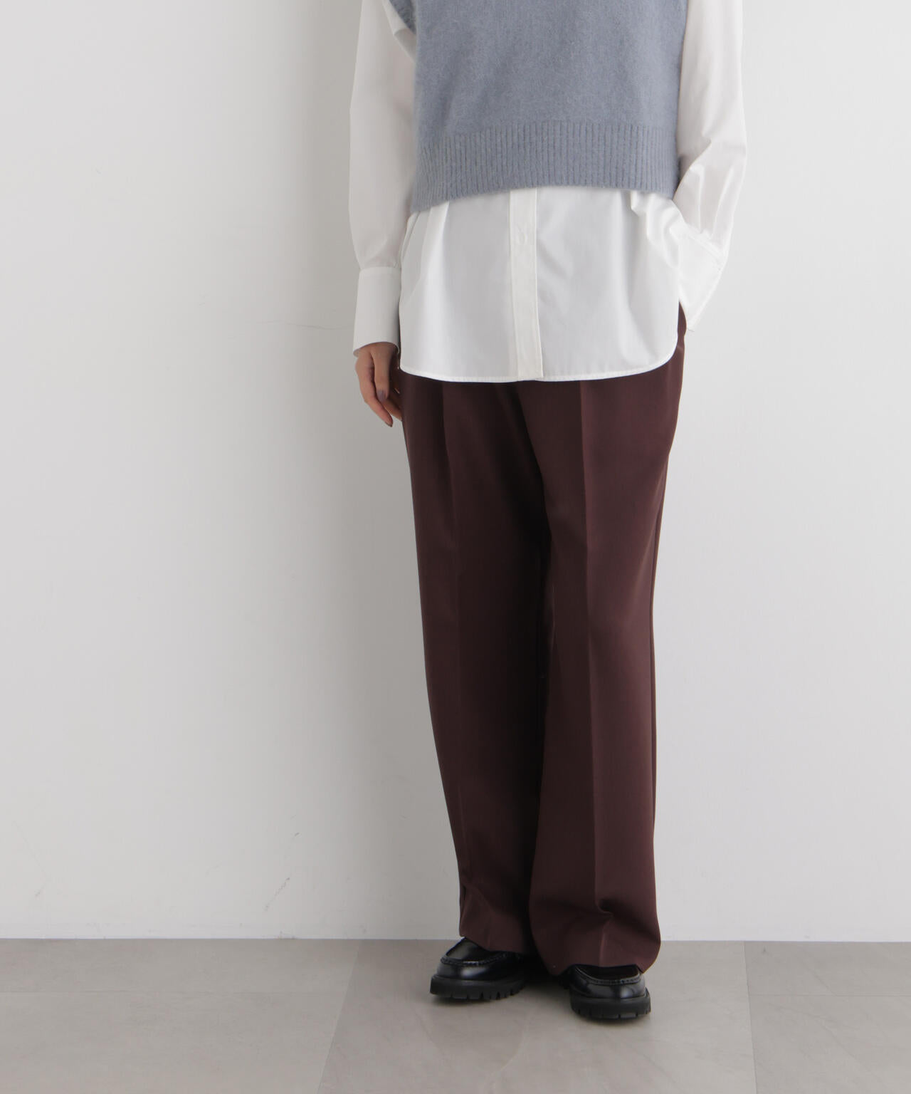 【GRACETEC】パウダーツイルタックワイドパンツ(セットアップ可) 6696227306