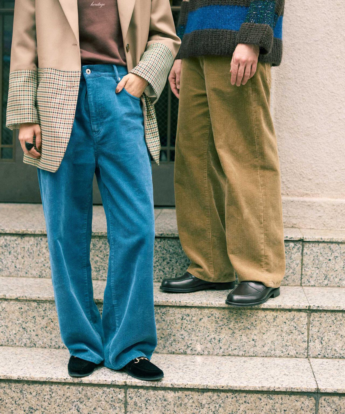 「STEVELOUR」太コールストレートパンツ 6696227311
